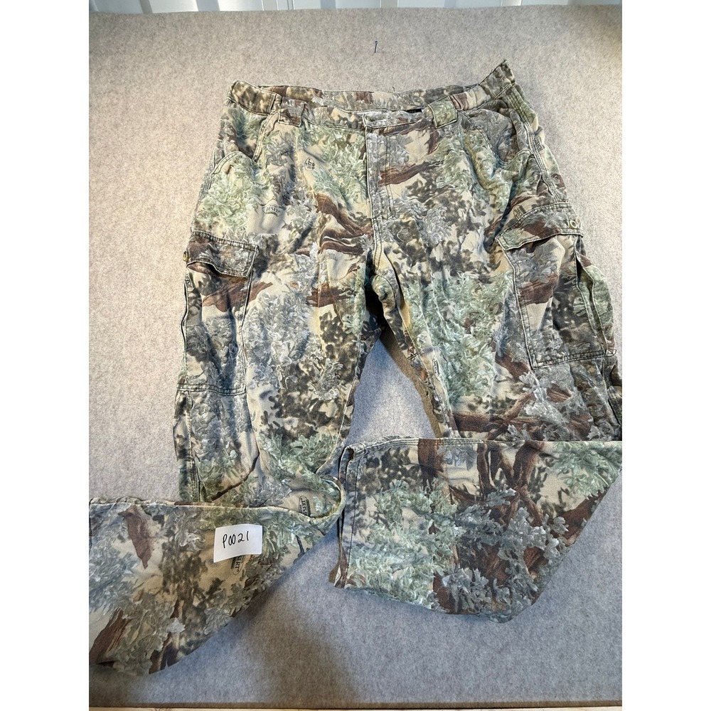 Kings Camo Desert Shadow Cargo Pants Mens XL Hunting Outdoor Camouflage Twill‎